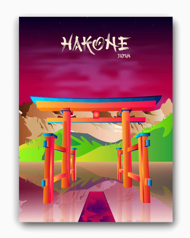 Hakone Print