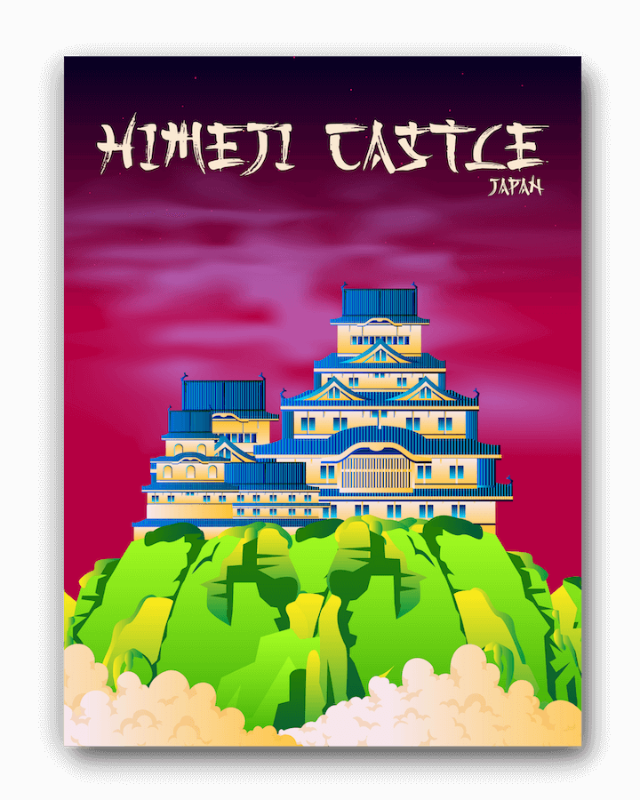 Himeji Castle Print