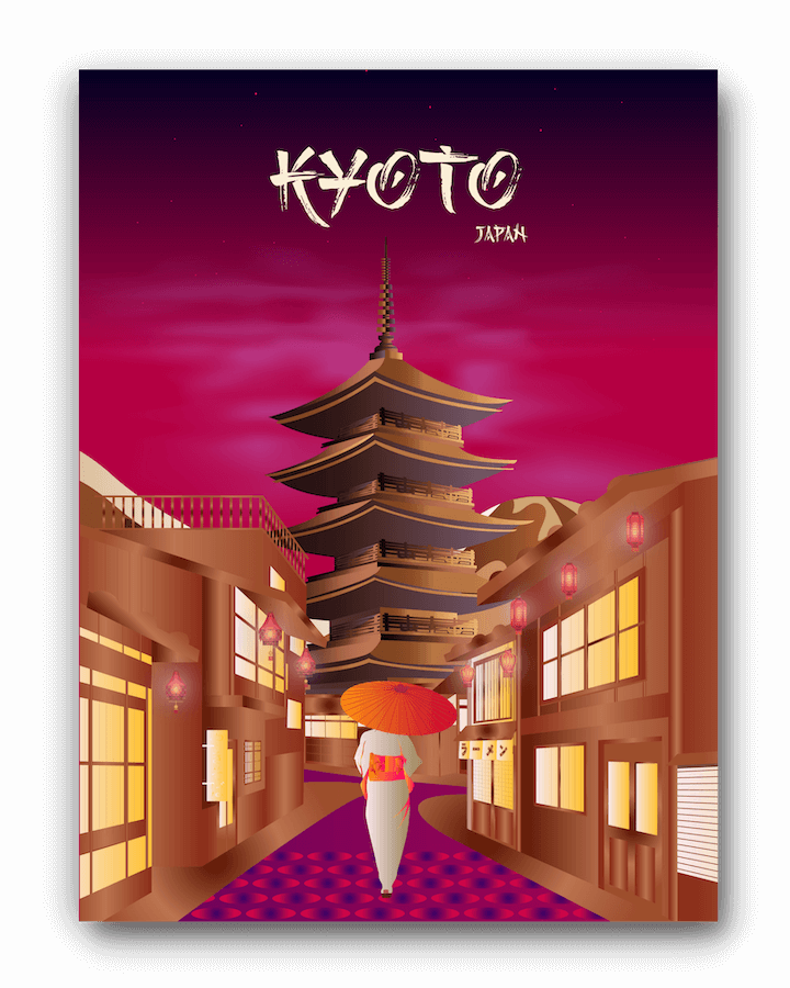 Kyoto Print