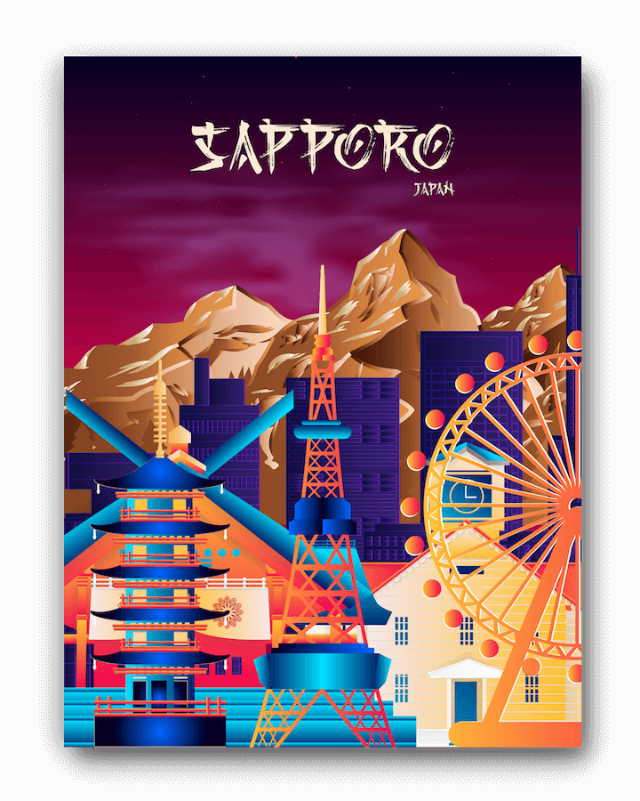 Sapporo Print